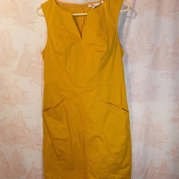 boden mustard dress